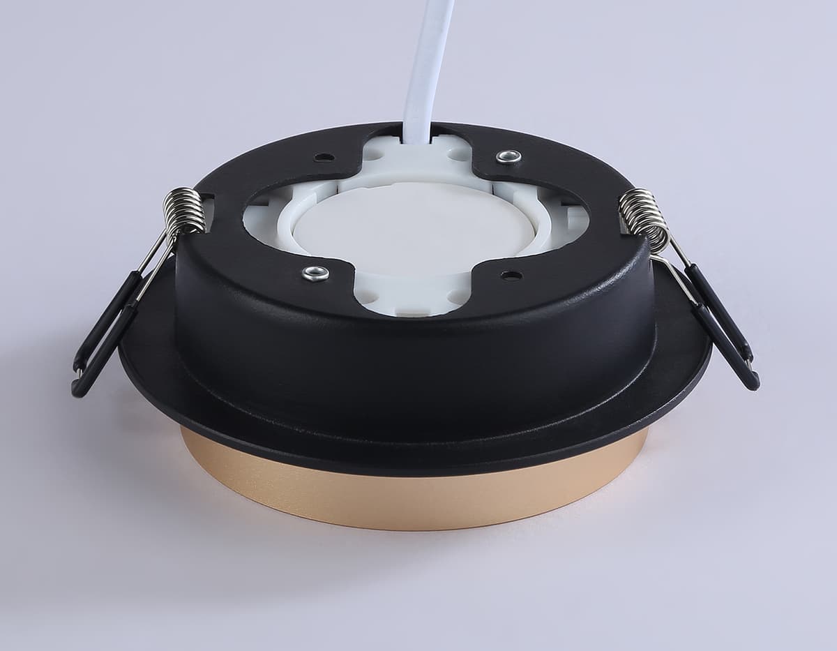 Светильник встраиваемый TN5228 BK/GD черный/золото GX53 max 12W D110*35 Ambrella Light 10