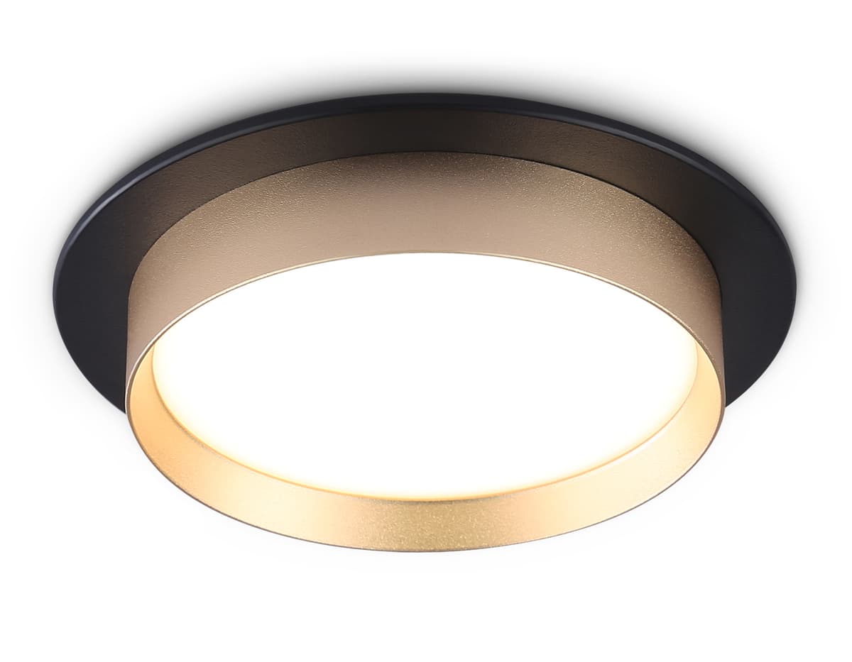 Светильник встраиваемый TN5228 BK/GD черный/золото GX53 max 12W D110*35 Ambrella Light 7