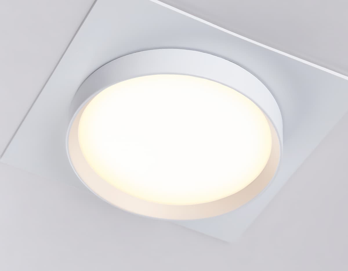 Светильник встраиваемый TN5229 WH белый GX53 110*110*35 Ambrella Light 13