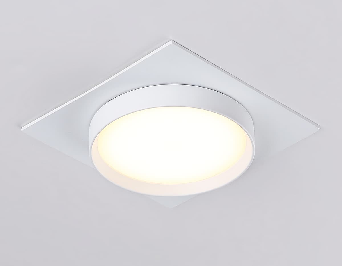 Светильник встраиваемый TN5229 WH белый GX53 110*110*35 Ambrella Light 15