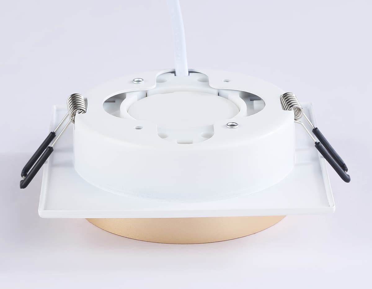 Светильник встраиваемый TN5230 WH/GD белый/золото GX53 max 12W 110*110*35 Ambrella Light 11
