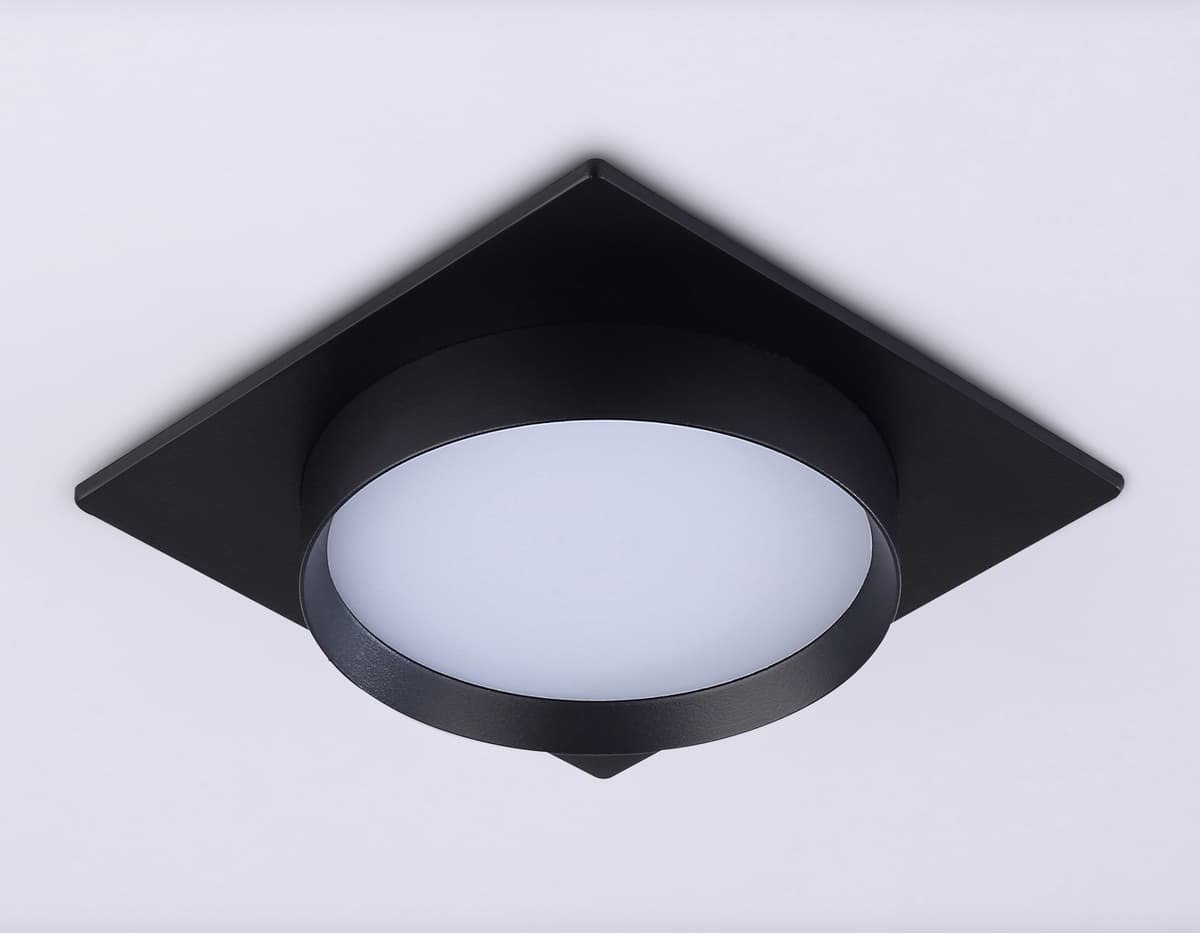 Светильник встраиваемый TN5231 BK черный GX53 110*110*35 Ambrella Light 15