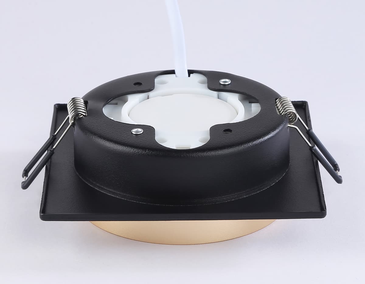 Светильник встраиваемый TN5232 BK/GD черный/золото GX53 max 12W 110*110*35 Ambrella Light 10