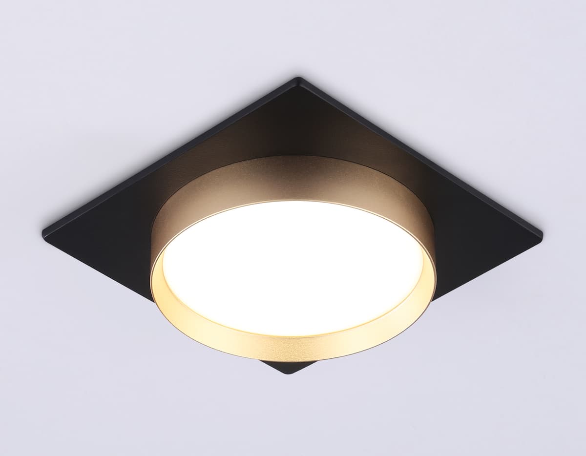 Светильник встраиваемый TN5232 BK/GD черный/золото GX53 max 12W 110*110*35 Ambrella Light 8