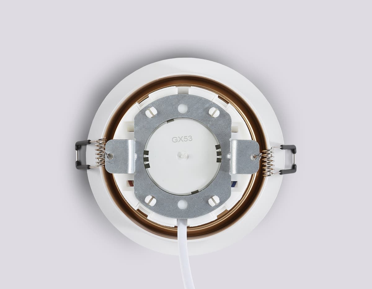 Встраиваемый светильник GX53 TN52332 SWH/SGD белый песок/золото песок GX53 max 12W D115*25 Ambrella Light 12