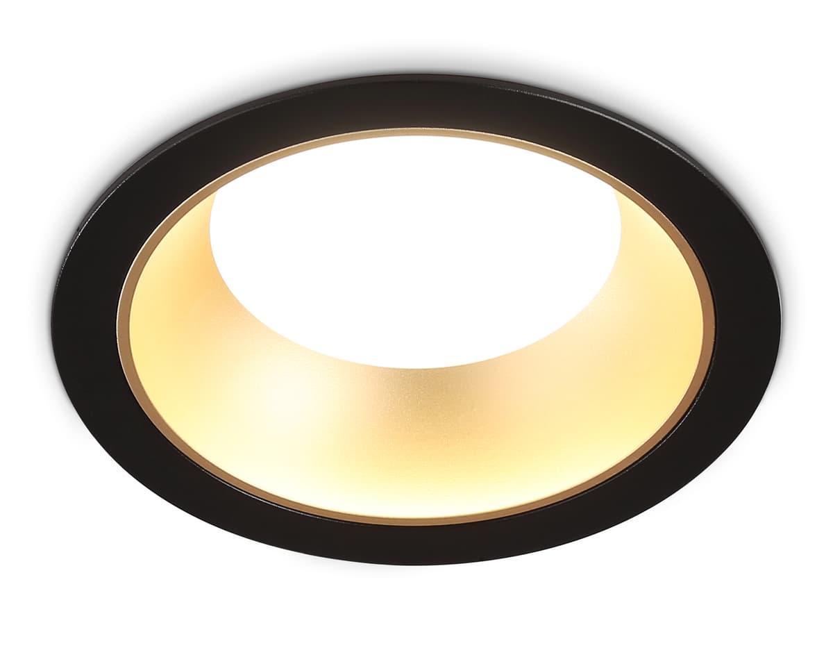 Встраиваемый светильник GX53 TN52334 SBK/SGD черный песок/золото песок GX53 max 12W D115*25 Ambrella Light 8