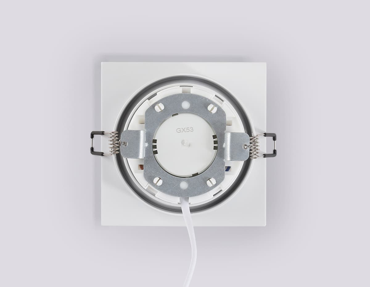 Встраиваемый светильник GX53 TN52337 SWH белый песок GX53 max 12W 115*115*25 Ambrella Light 12