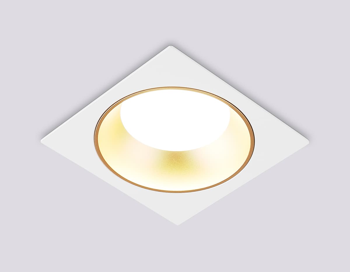 Встраиваемый светильник GX53 TN52338 SWH/SGD белый песок/золото песок GX53 max 12W 115*115*25 Ambrella Light 9