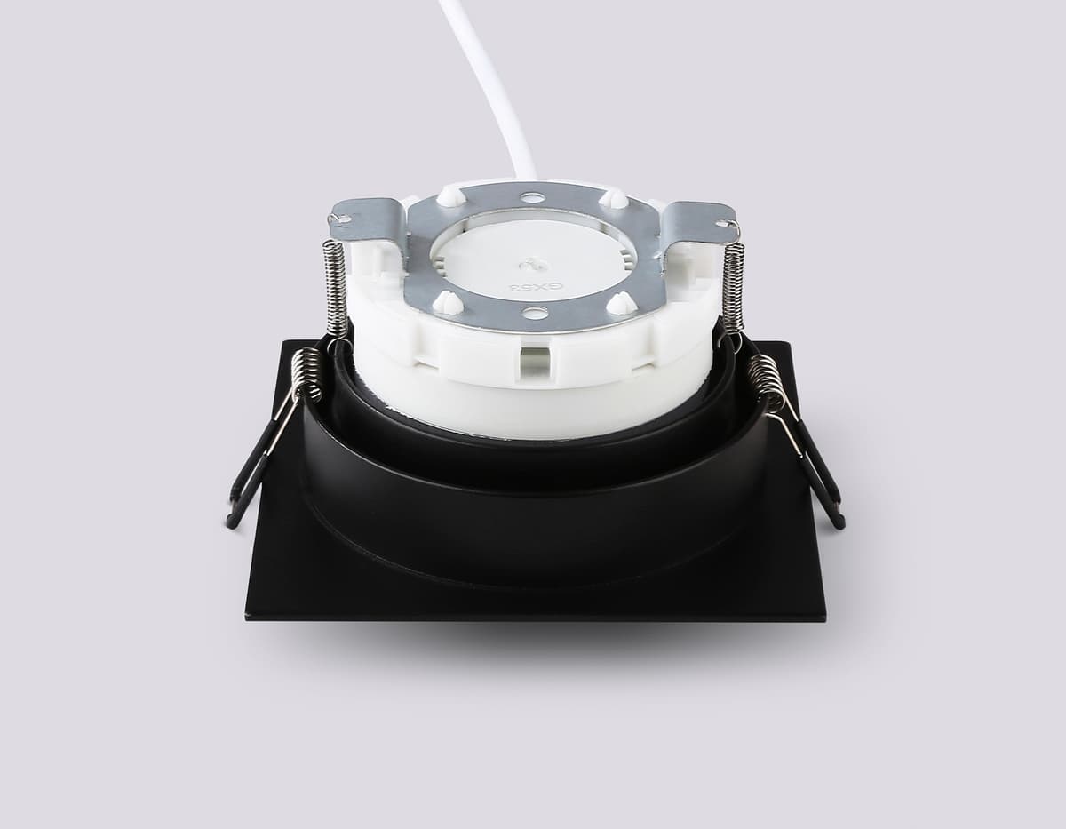 Встраиваемый светильник GX53 TN52339 SBK черный песок GX53 max 12W 115*115*25 Ambrella Light 11