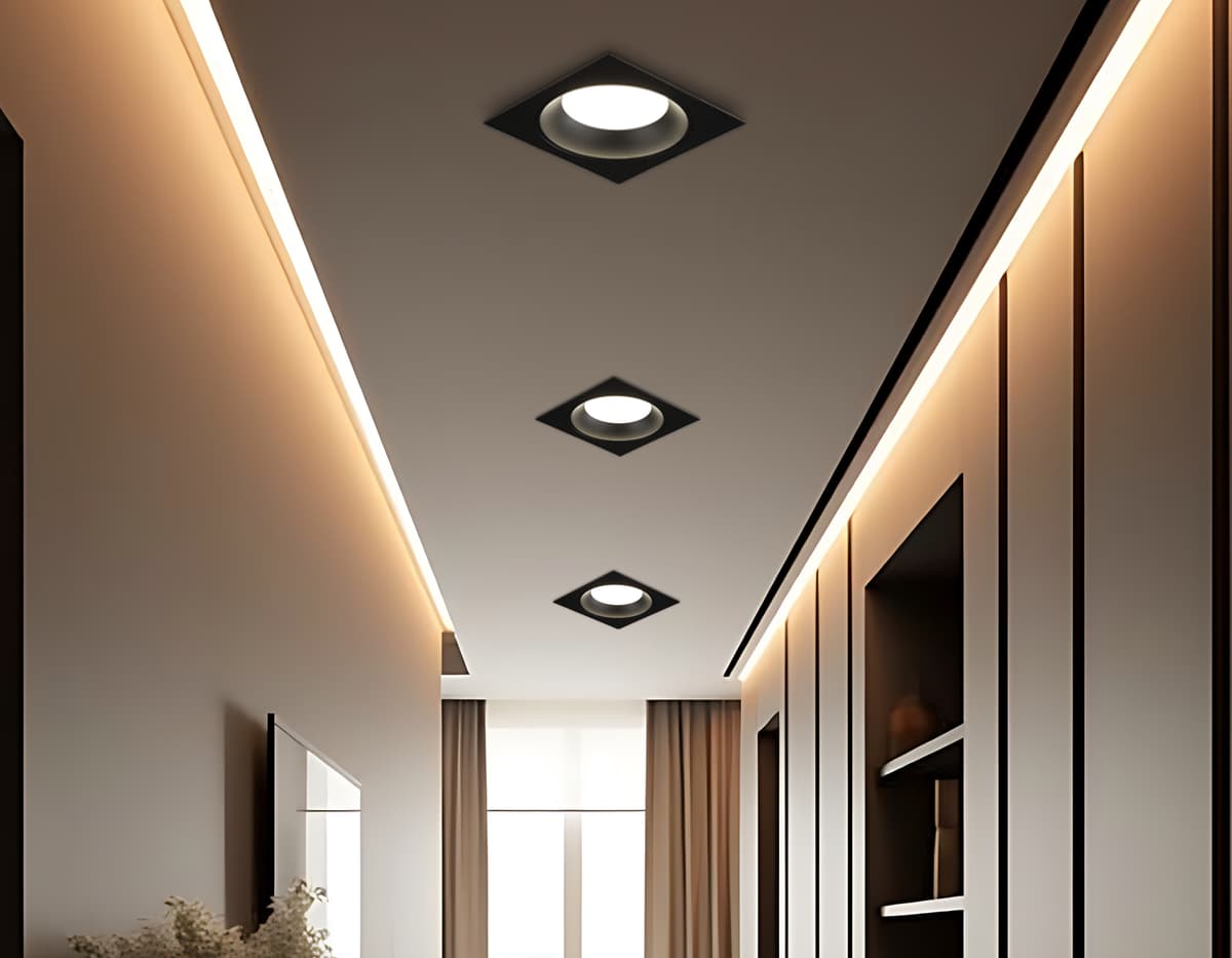 Встраиваемый светильник GX53 TN52339 SBK черный песок GX53 max 12W 115*115*25 Ambrella Light 13