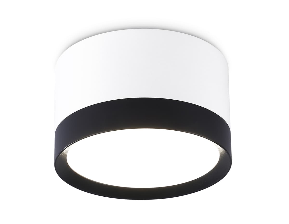 Накладной точечный светильник GX53 TN52353 WH/BK белый/черный GX53 max 12W D82*50 Ambrella Light 7