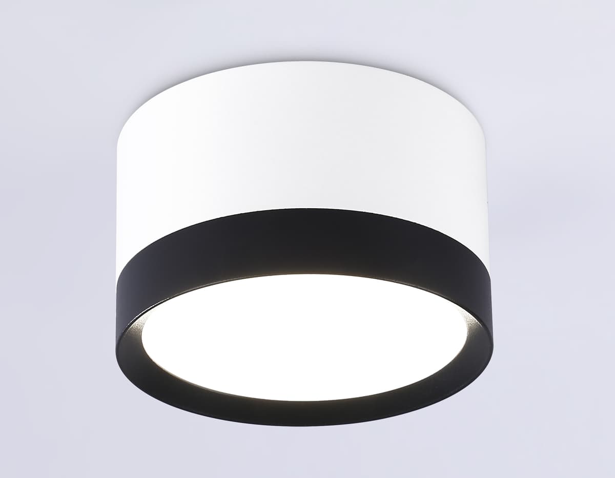 Накладной точечный светильник GX53 TN52353 WH/BK белый/черный GX53 max 12W D82*50 Ambrella Light 8
