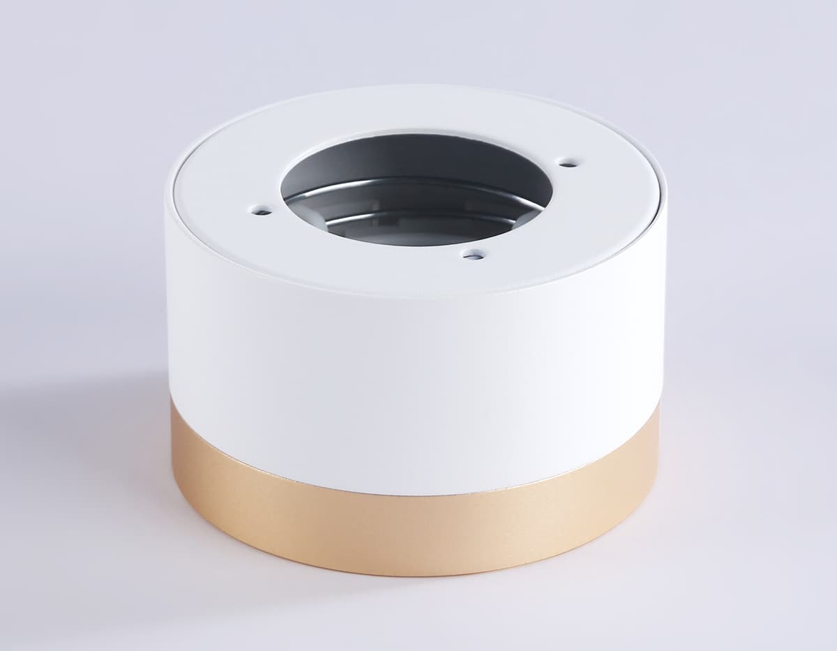 Накладной точечный светильник GX53 TN52355 WH/GD белый/золото GX53 max 12W D82*50 Ambrella Light 10