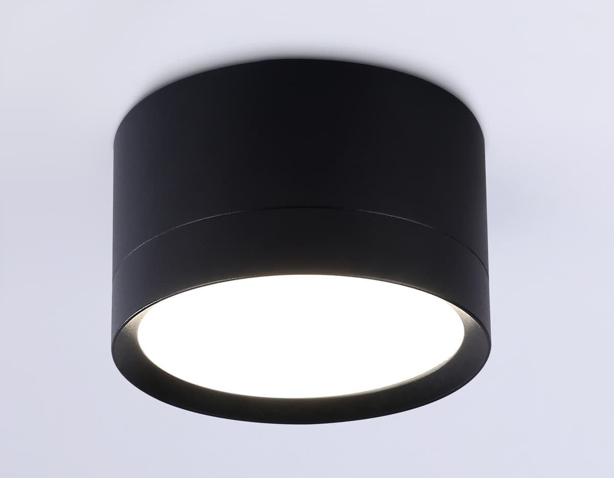 Накладной точечный светильник GX53 TN52357 BK черный GX53 max 12W D82*50 Ambrella Light 8