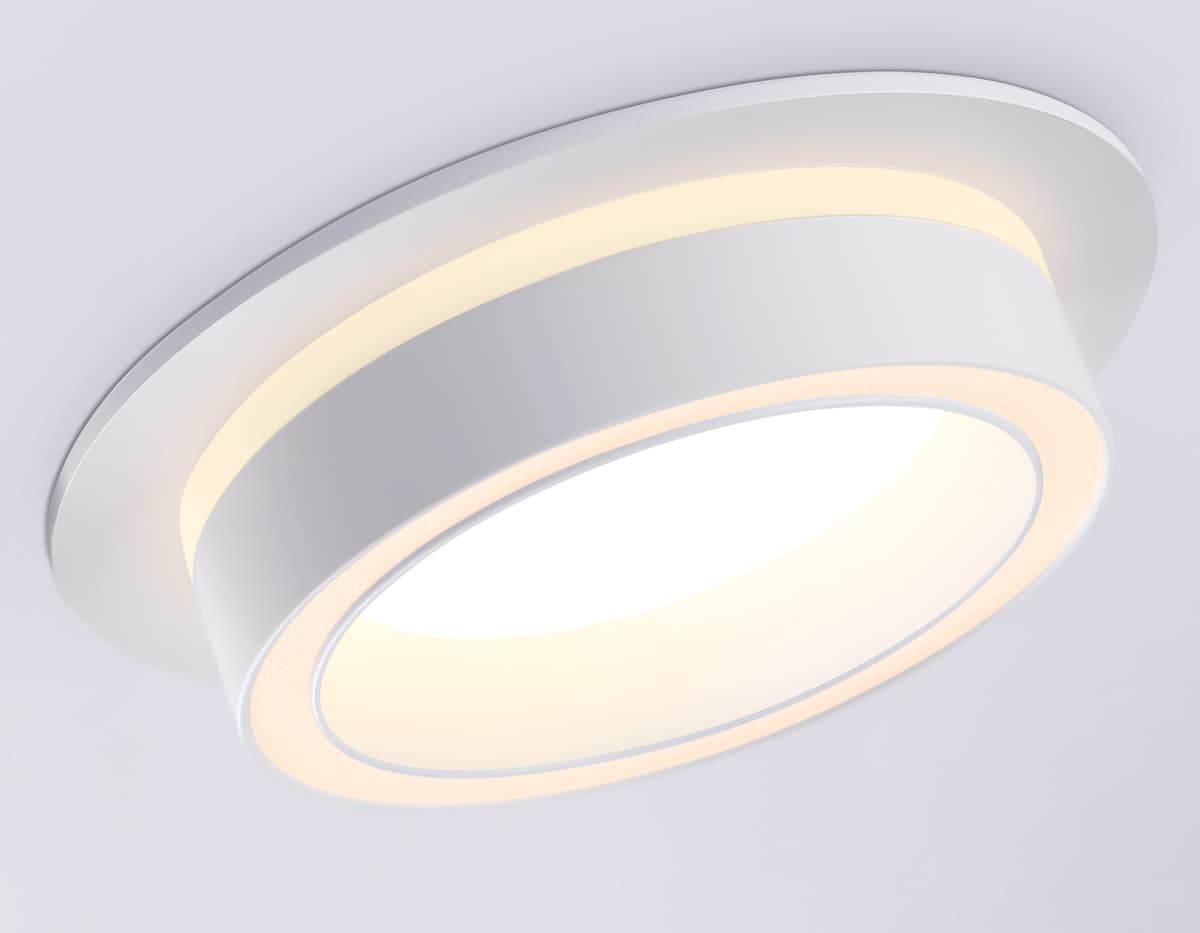 Светильник встраиваемый TN5240 WH белый GX53 D110*42 Ambrella Light 13