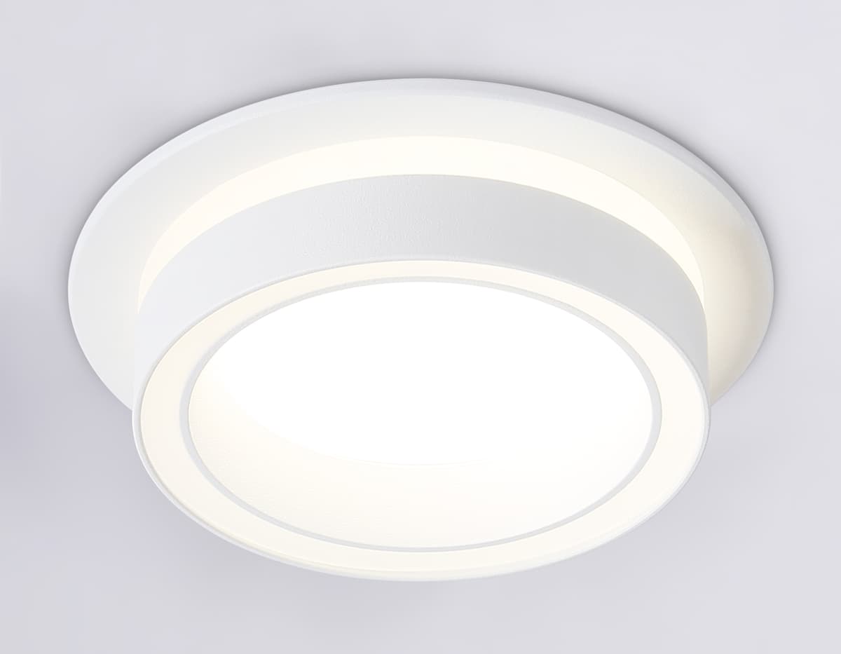 Светильник встраиваемый TN5240 WH белый GX53 D110*42 Ambrella Light 15