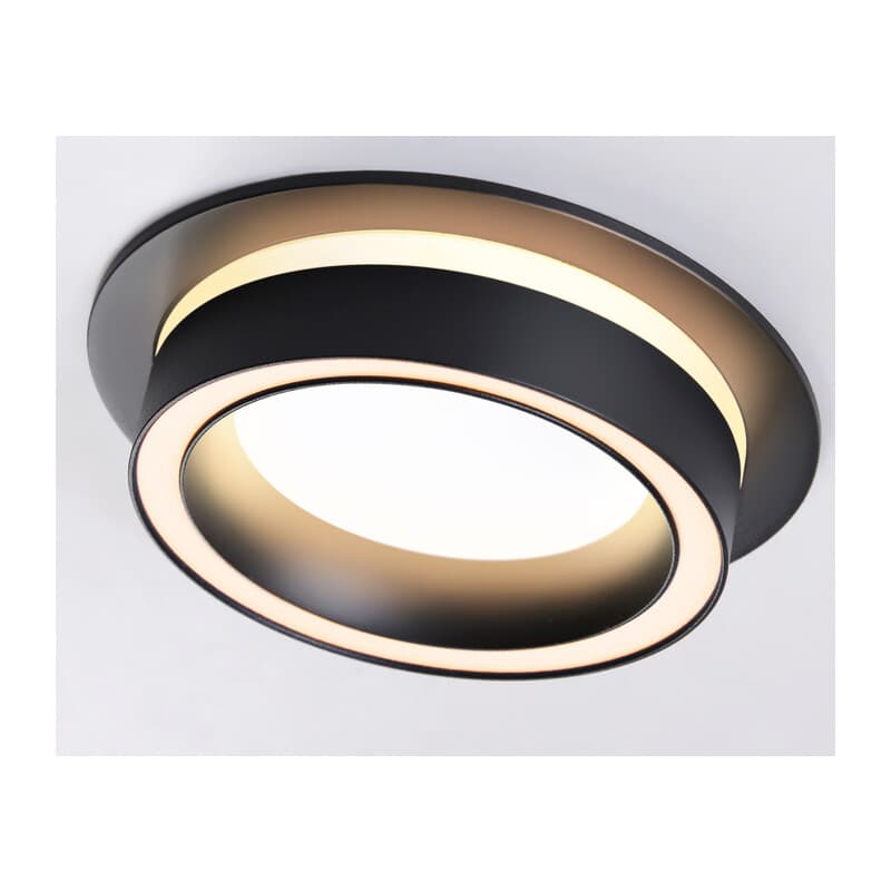 Светильник встраиваемый TN5241 BK черный GX53 D110*42 Ambrella Light 10