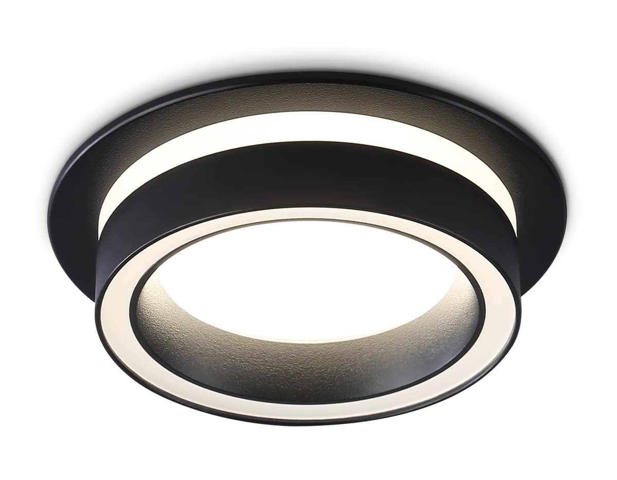 Светильник встраиваемый TN5241 BK черный GX53 D110*42 Ambrella Light 11