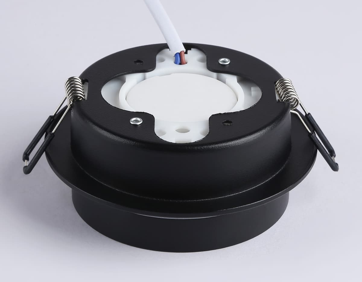 Светильник встраиваемый TN5241 BK черный GX53 D110*42 Ambrella Light 16