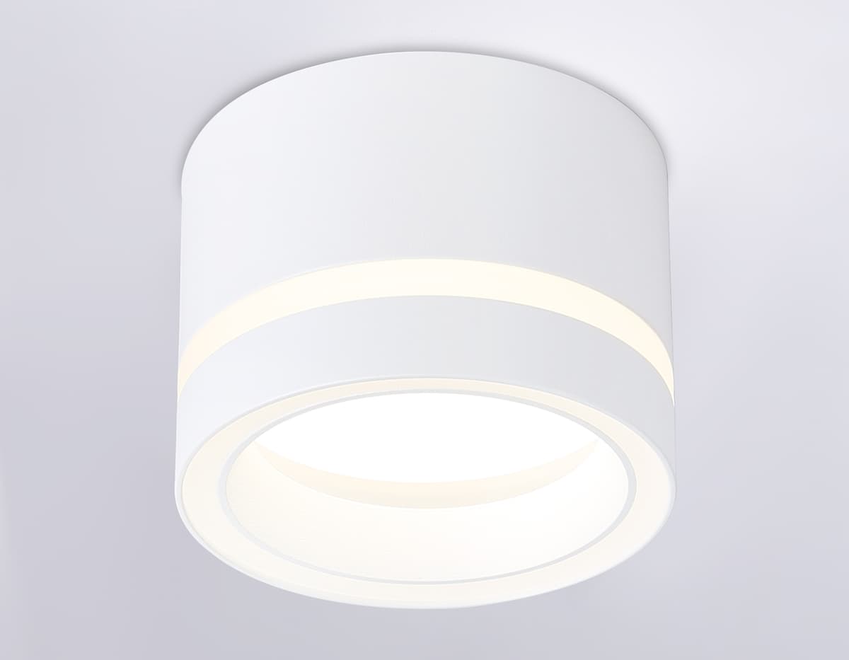 Накладной точечный светильник GX53 TN5245 WH белый GX53 max 12W D85*62 Ambrella Light 9