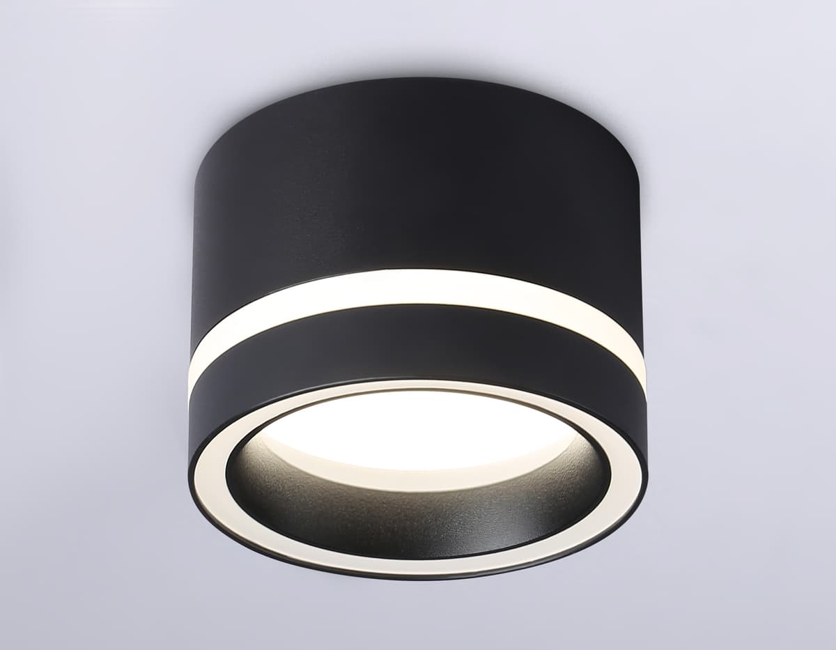 Накладной точечный светильник GX53 TN5246 BK черный GX53 max 12W D85*62 Ambrella Light 8