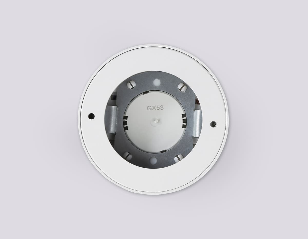 Накладной точечный светильник GX53 TN52881 SWH белый песок GX53 max 12W D97*70 Ambrella Light 12