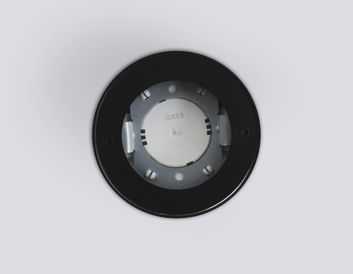 Накладной точечный светильник GX53 TN52885 SBK черный песок GX53 max 12W D97*70 Ambrella Light 12