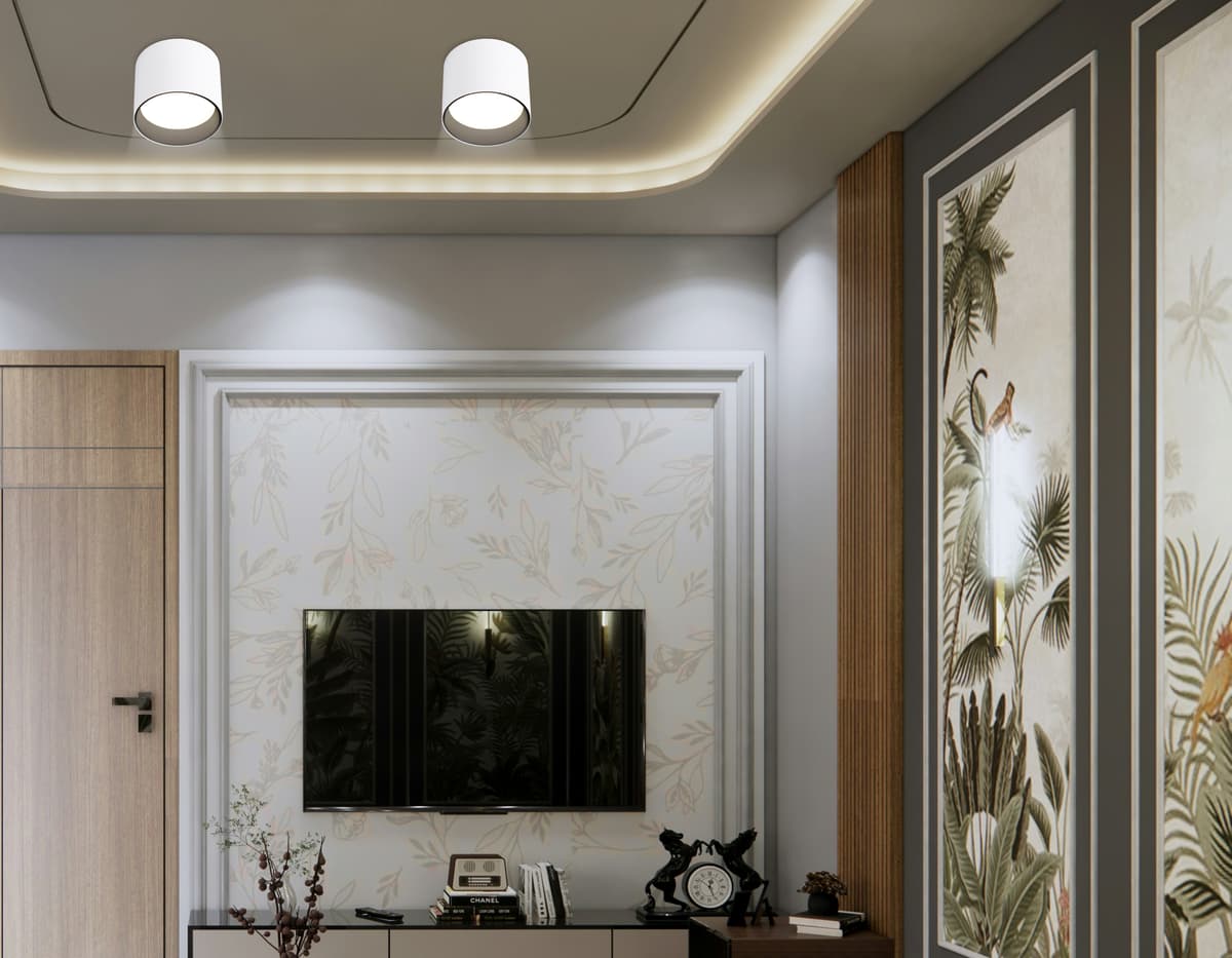 Накладной точечный светильник GX53 TN5303 WH/BK белый/черный GX53 max 15W D83*65 Ambrella Light 13