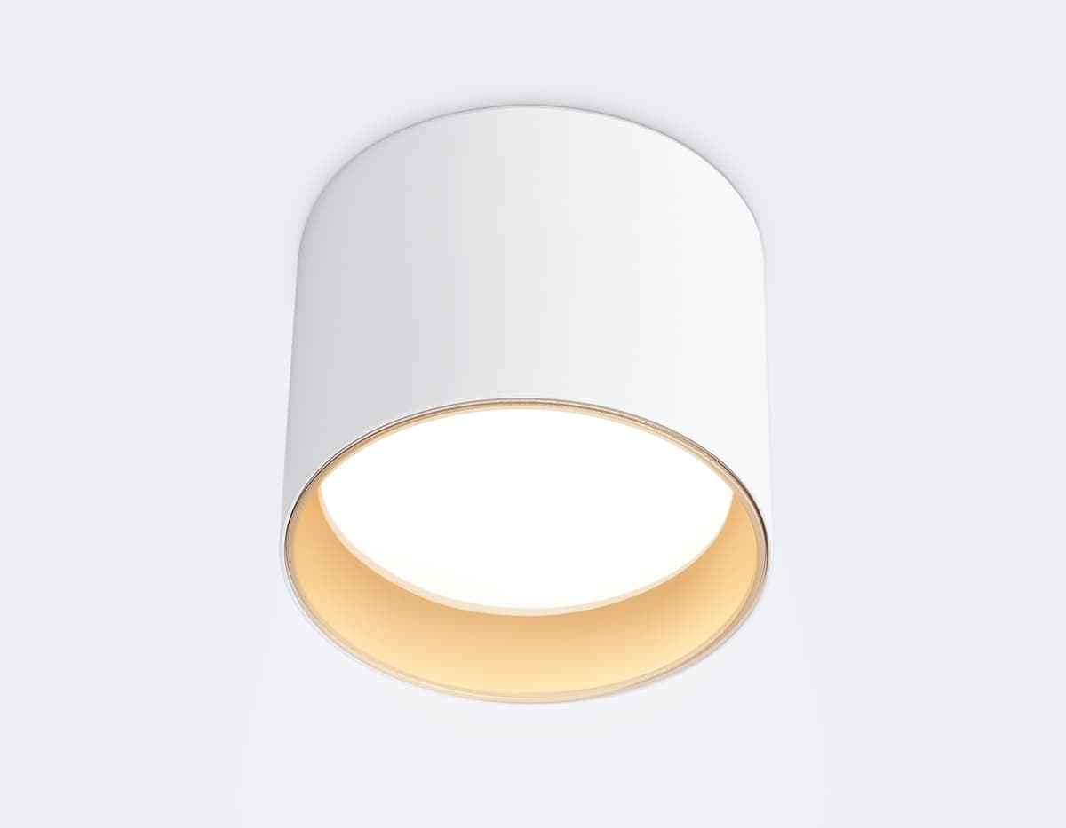 Накладной точечный светильник GX53 TN5304 WH/GD белый/золото GX53 max 15W D83*65 Ambrella Light 9
