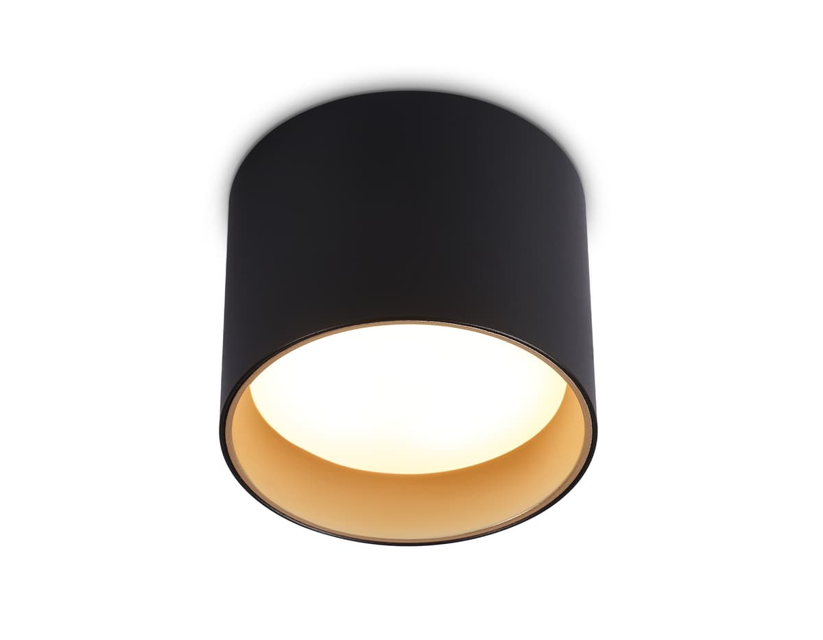 Накладной точечный светильник GX53 TN5306 BK/GD черный/золото GX53 max 15W D83*65 Ambrella Light 8