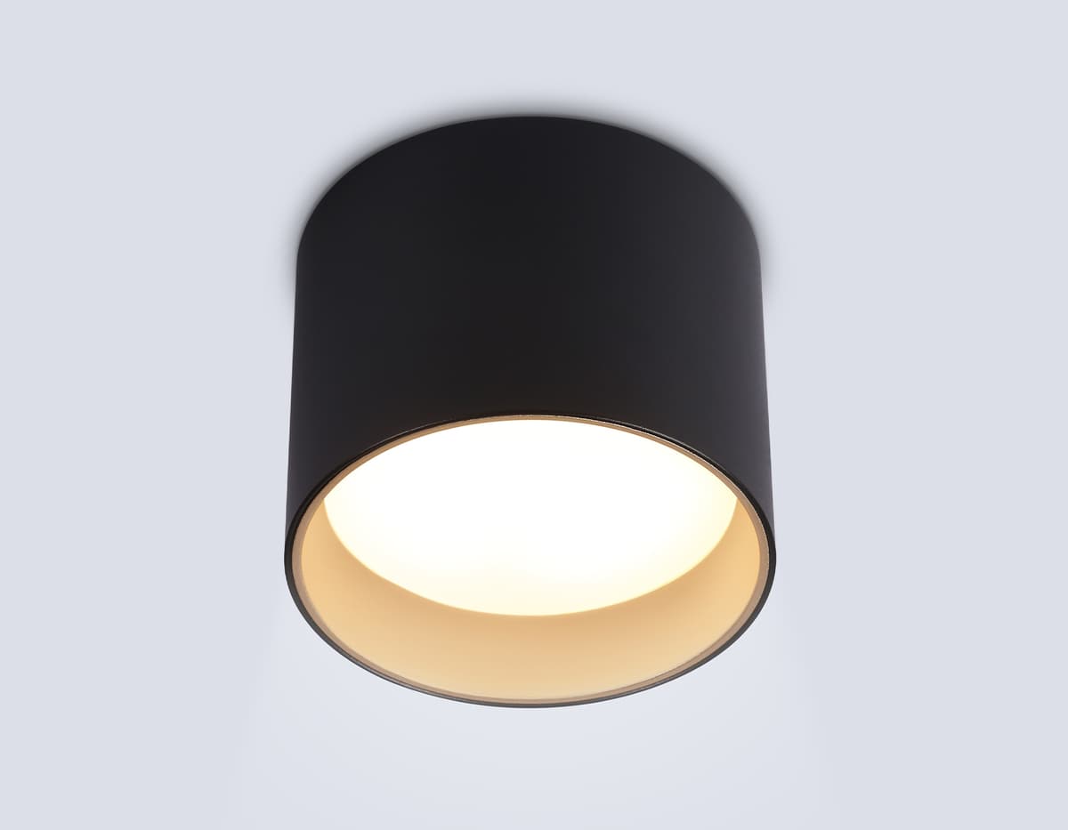 Накладной точечный светильник GX53 TN5306 BK/GD черный/золото GX53 max 15W D83*65 Ambrella Light 9