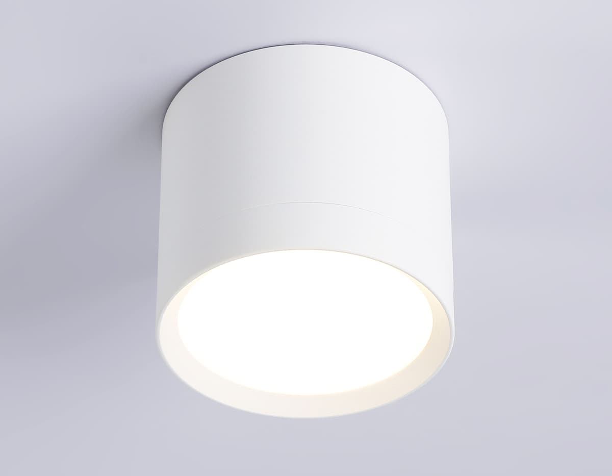 Накладной точечный светильник GX53 TN5350 WH белый GX53 D82*70 Ambrella Light 10