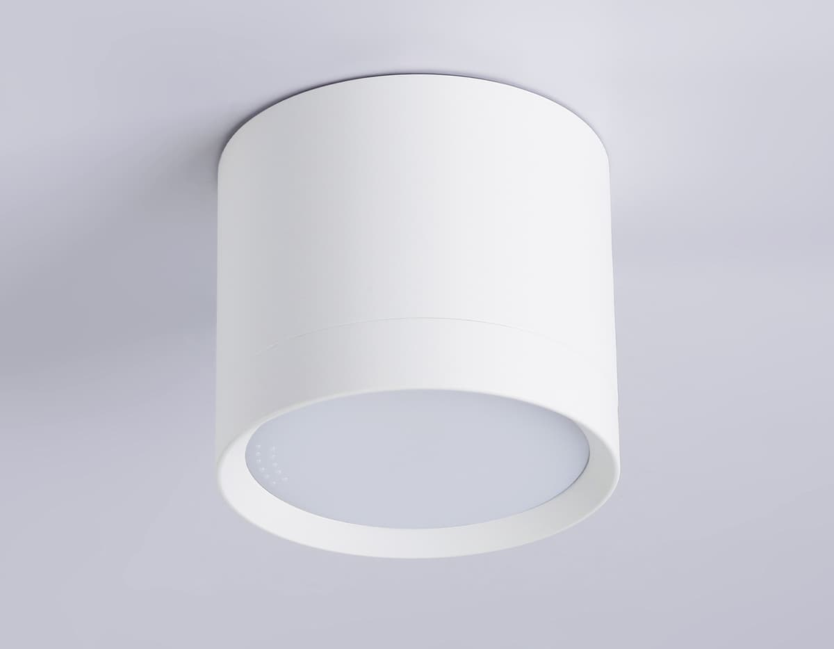 Накладной точечный светильник GX53 TN5350 WH белый GX53 D82*70 Ambrella Light 11