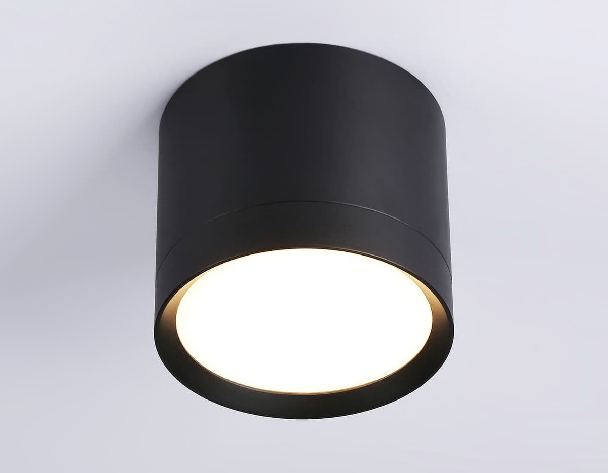 Накладной точечный светильник GX53 TN5351 BK черный GX53 D82*70 Ambrella Light 10