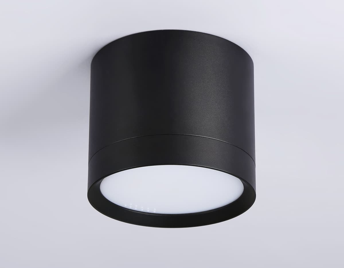 Накладной точечный светильник GX53 TN5351 BK черный GX53 D82*70 Ambrella Light 11