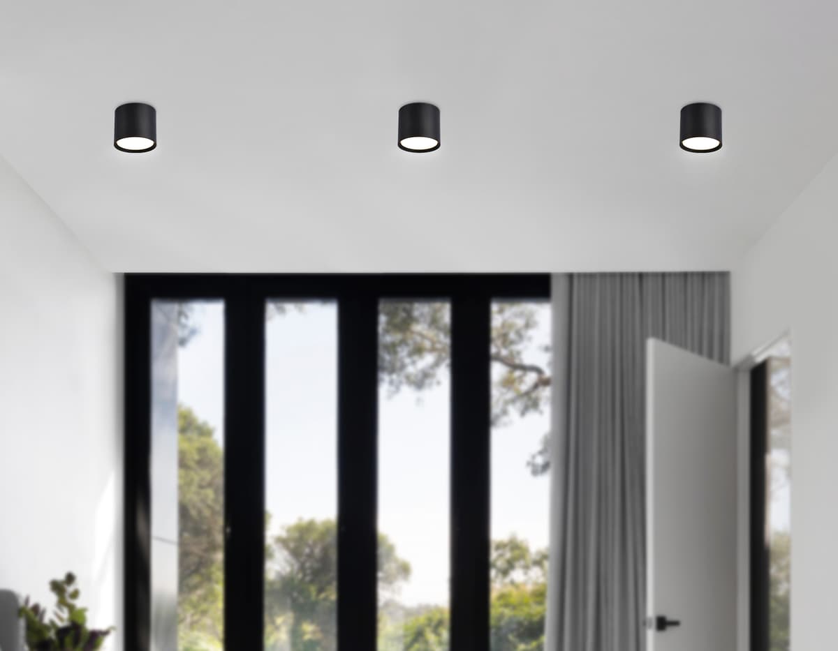 Накладной точечный светильник GX53 TN5351 BK черный GX53 D82*70 Ambrella Light 13