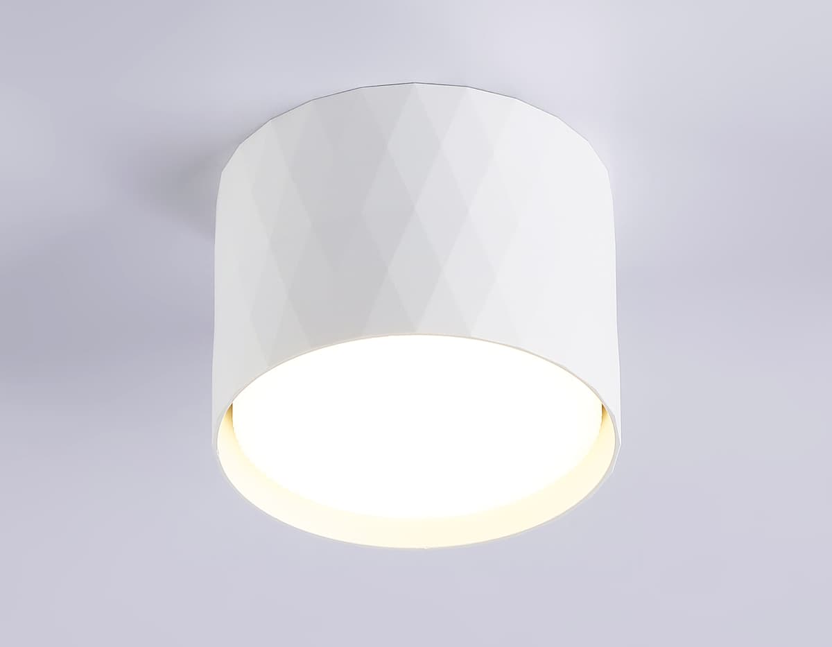 Накладной точечный светильник GX53 TN5358 WH белый GX53 D82*60 Ambrella Light 10