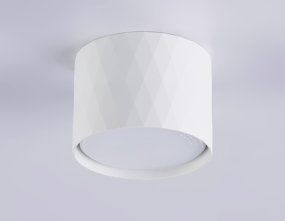 Накладной точечный светильник GX53 TN5358 WH белый GX53 D82*60 Ambrella Light 11