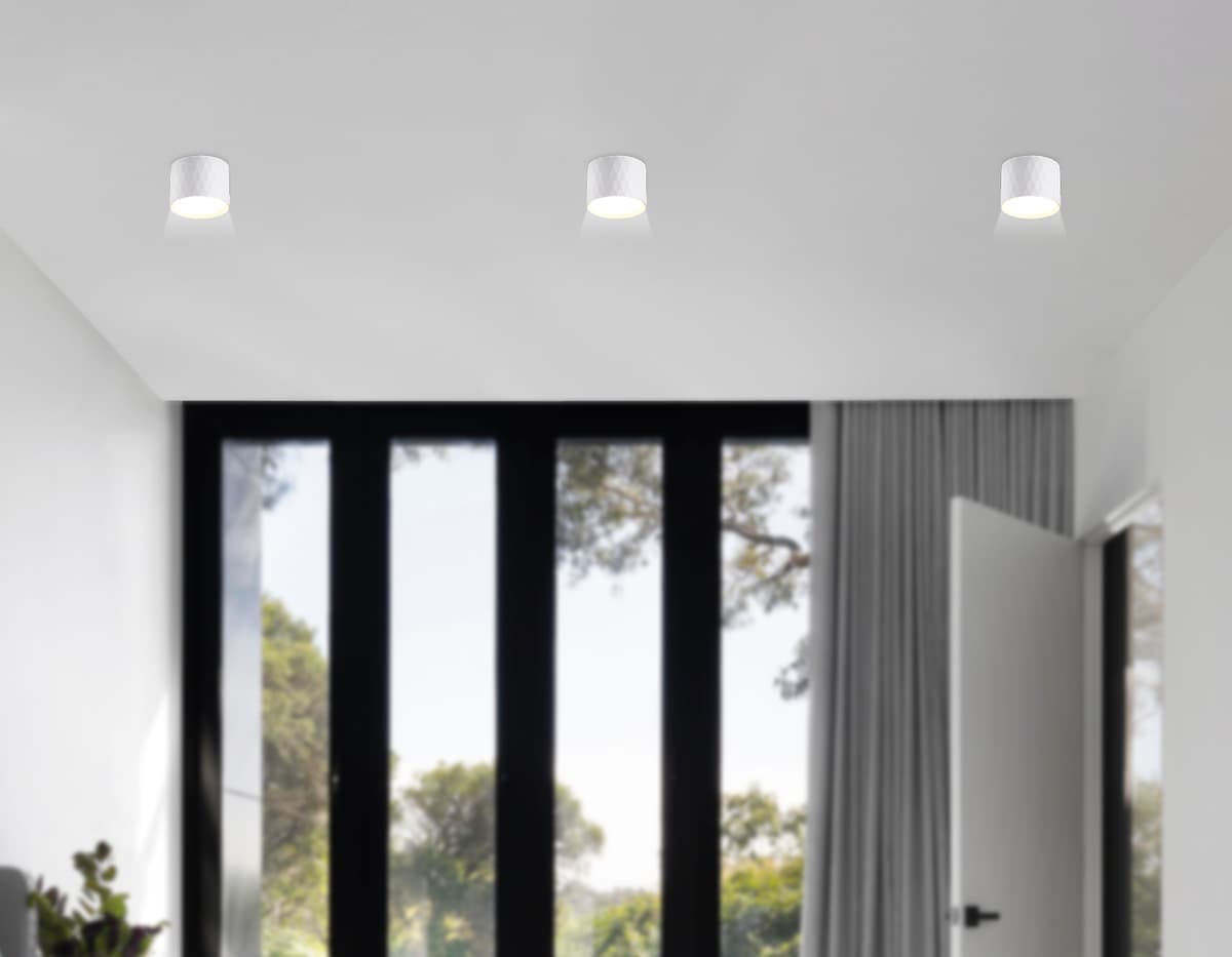 Накладной точечный светильник GX53 TN5358 WH белый GX53 D82*60 Ambrella Light 13