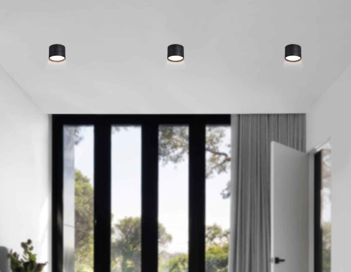 Накладной точечный светильник GX53 TN5359 BK черный GX53 D82*60 Ambrella Light 13