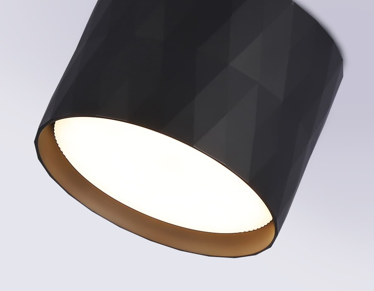 Накладной точечный светильник GX53 TN5359 BK черный GX53 D82*60 Ambrella Light 9