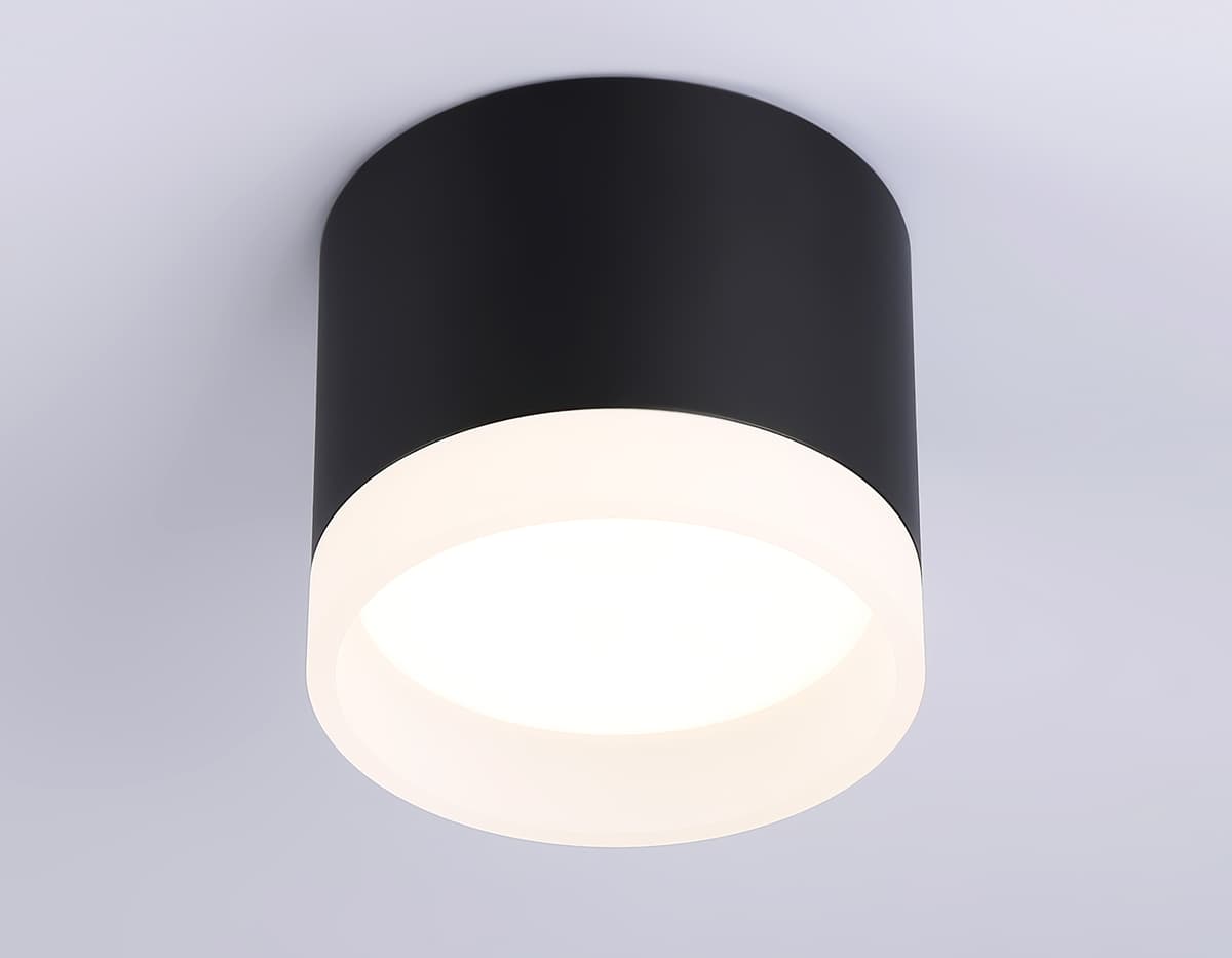 Накладной точечный светильник GX53 TN5366 BK черный GX53 D82*70 Ambrella Light 11