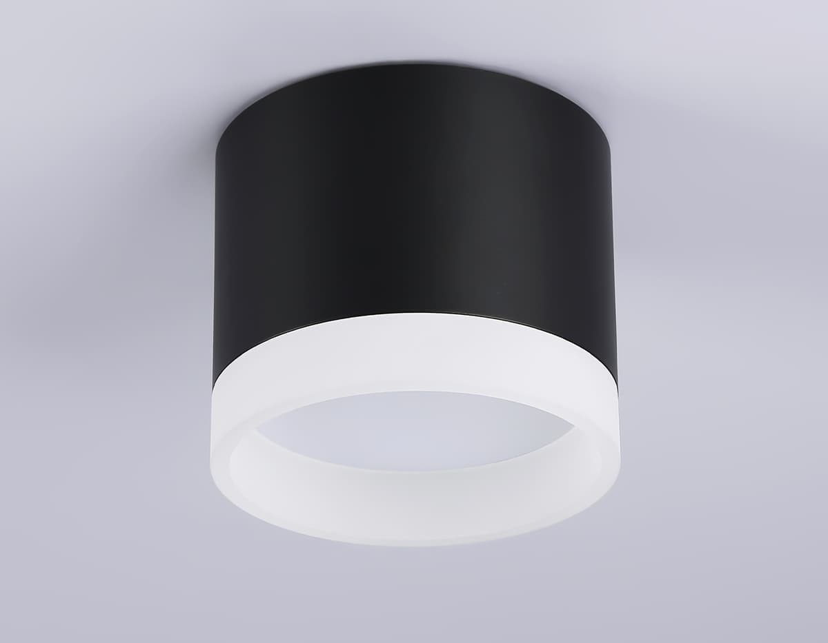 Накладной точечный светильник GX53 TN5366 BK черный GX53 D82*70 Ambrella Light 12