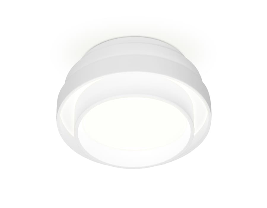 Накладной точечный светильник GX53 TN601 WH/S белый/песок GX53 D110*53 Ambrella Light 6