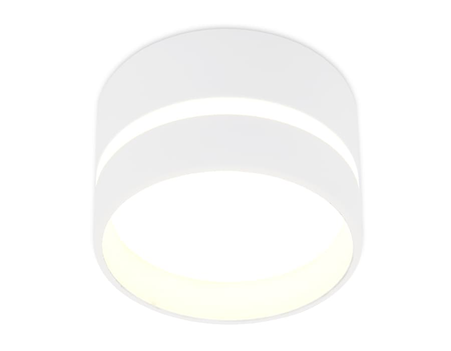 Накладной точечный светильник GX53 с акрилом TN620 SWH белый песок GX53 D85*60 Ambrella Light 4
