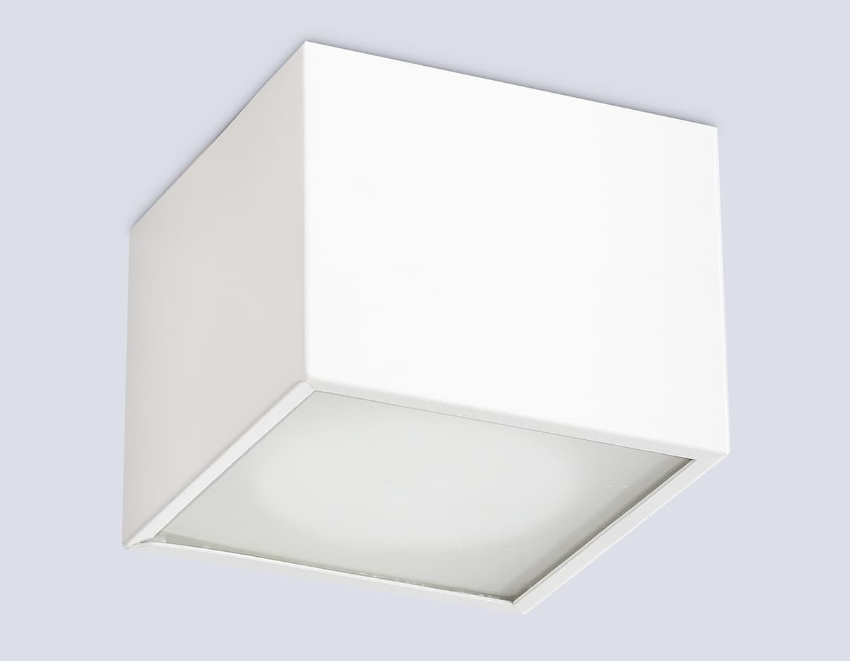 Накладной светильник со сменной лампой GX53 TN6530 WH белый IP44 GX53 100*100*80 Ambrella Light 11