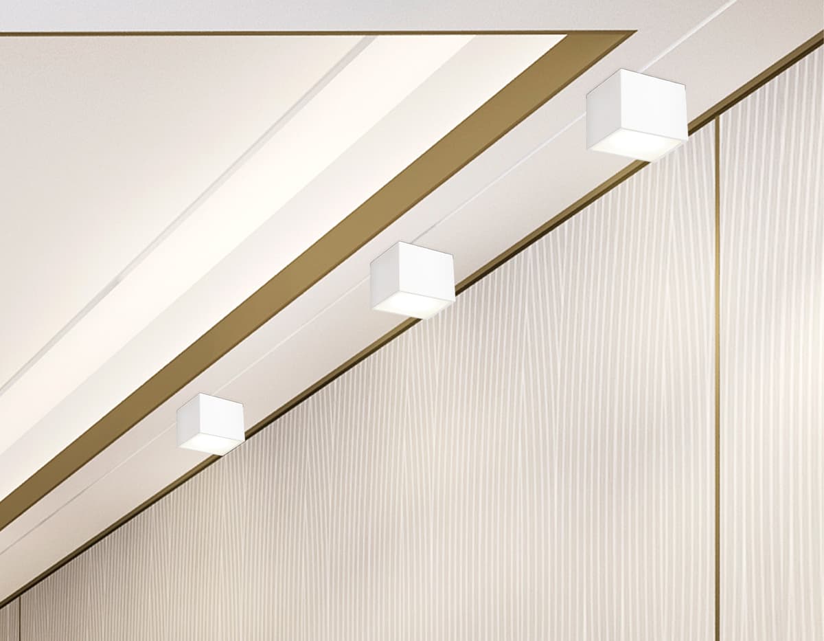 Накладной светильник со сменной лампой GX53 TN6530 WH белый IP44 GX53 100*100*80 Ambrella Light 14