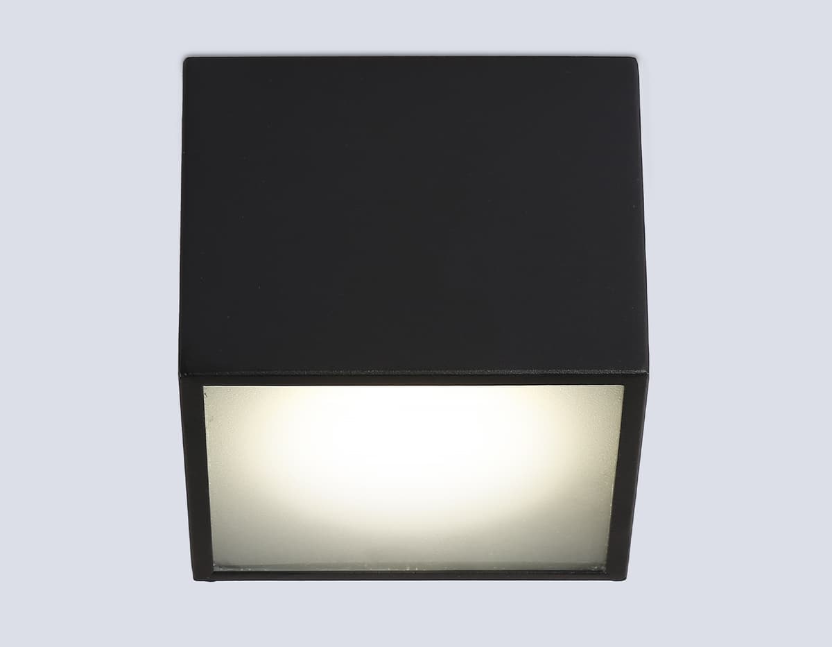 Накладной светильник со сменной лампой GX53 TN6532 BK черный IP44 GX53 100*100*80 Ambrella Light 10