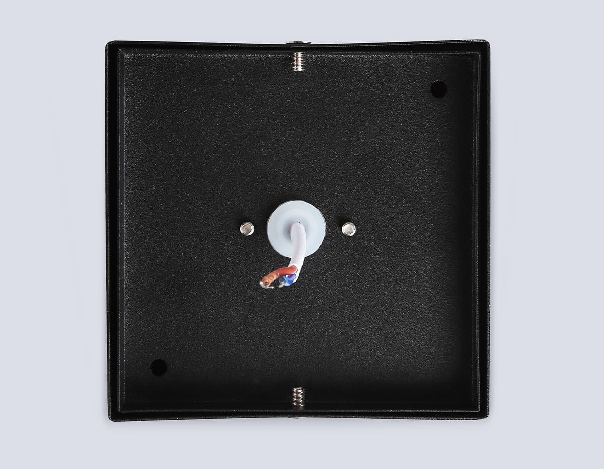 Накладной светильник со сменной лампой GX53 TN6532 BK черный IP44 GX53 100*100*80 Ambrella Light 13
