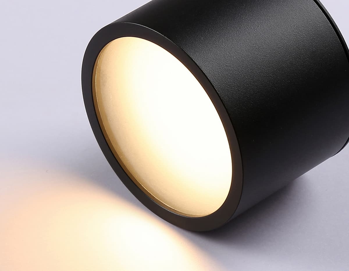 Накладной точечный светильник GX53 TN6551 BK черный IP44 GX53 max 15W D82*60 Ambrella Light 8